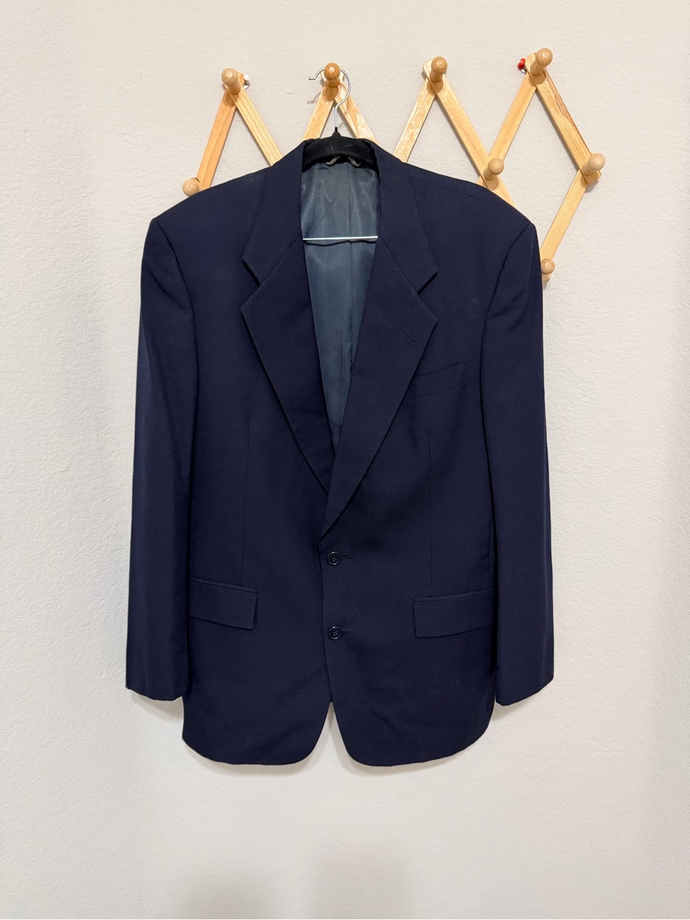 Christian Dior Men’s Navy Blue Wool Blazer Size 40R